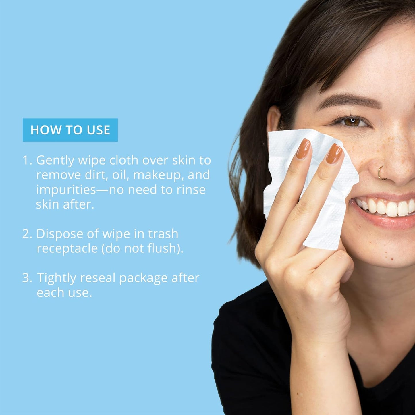 Olive + Enzyme Makeup Removing Cleansing Cloths - Limited Time Offer
