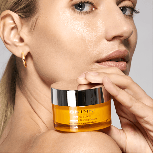 SKINN Holiday Winter Radiance Kit – Ayurvedic Oil, Lip Oil & Firming Cream