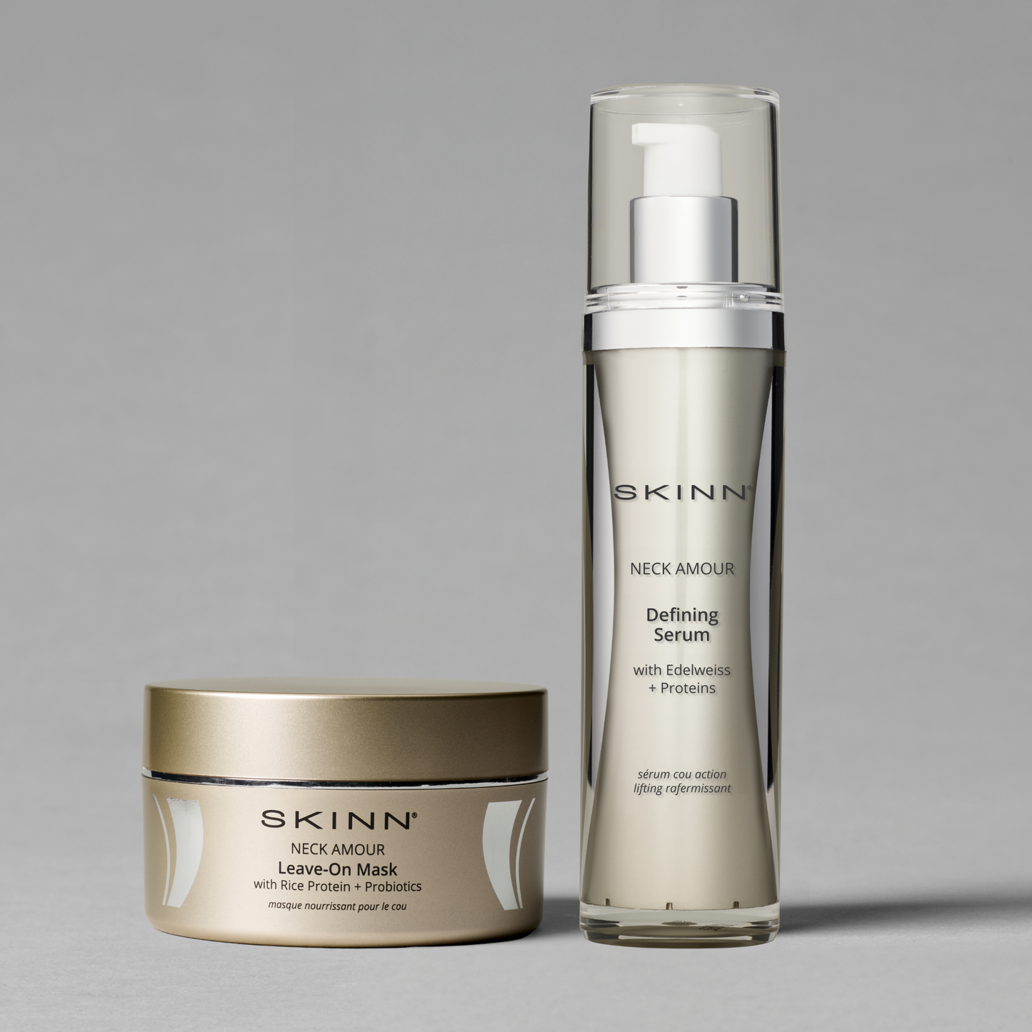 Skinn Cosmetics: Leave-On Mask with Rice Protein + Probiotics Comfort Body care anti-aging Neck treatment