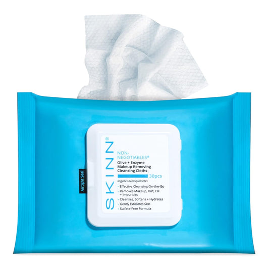 Olive + Enzyme Makeup Removing  Cleansing Cloths - Limited Time Offer