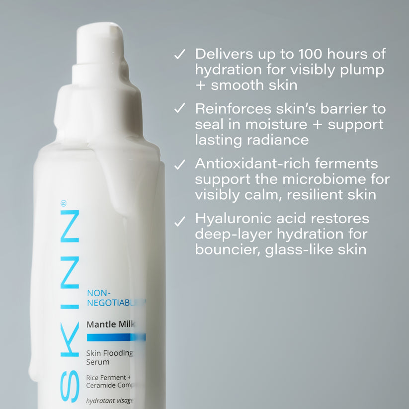 SKINN | Mantle Milk | Skin Flooding Serum for Deep Hydration | Boosts ...
