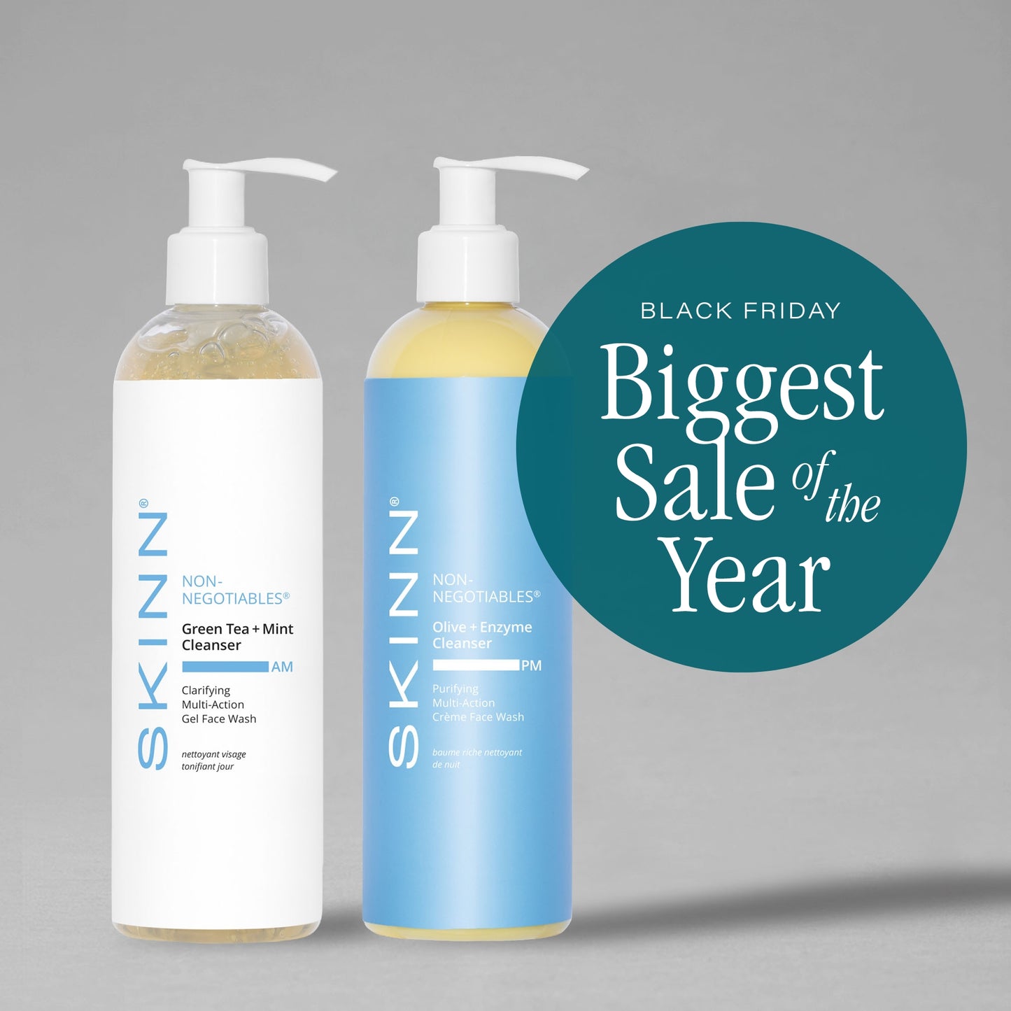 SKINN Cosmetics: Morning & Night Cleansing Routine