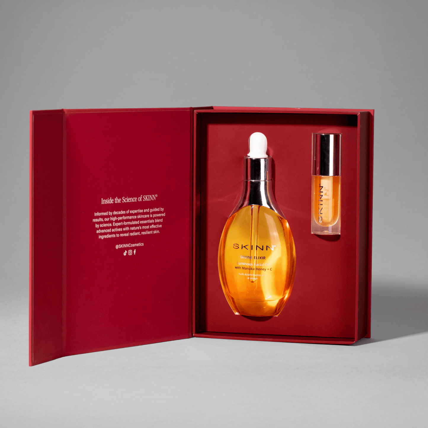 Luminous Facial Oil with SWT-7 + Golden Lip Oil Holiday Set