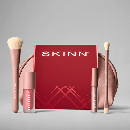 SKINN Scientific Color Holiday Makeup Kit – Blush, Eye Shadow & Brushes