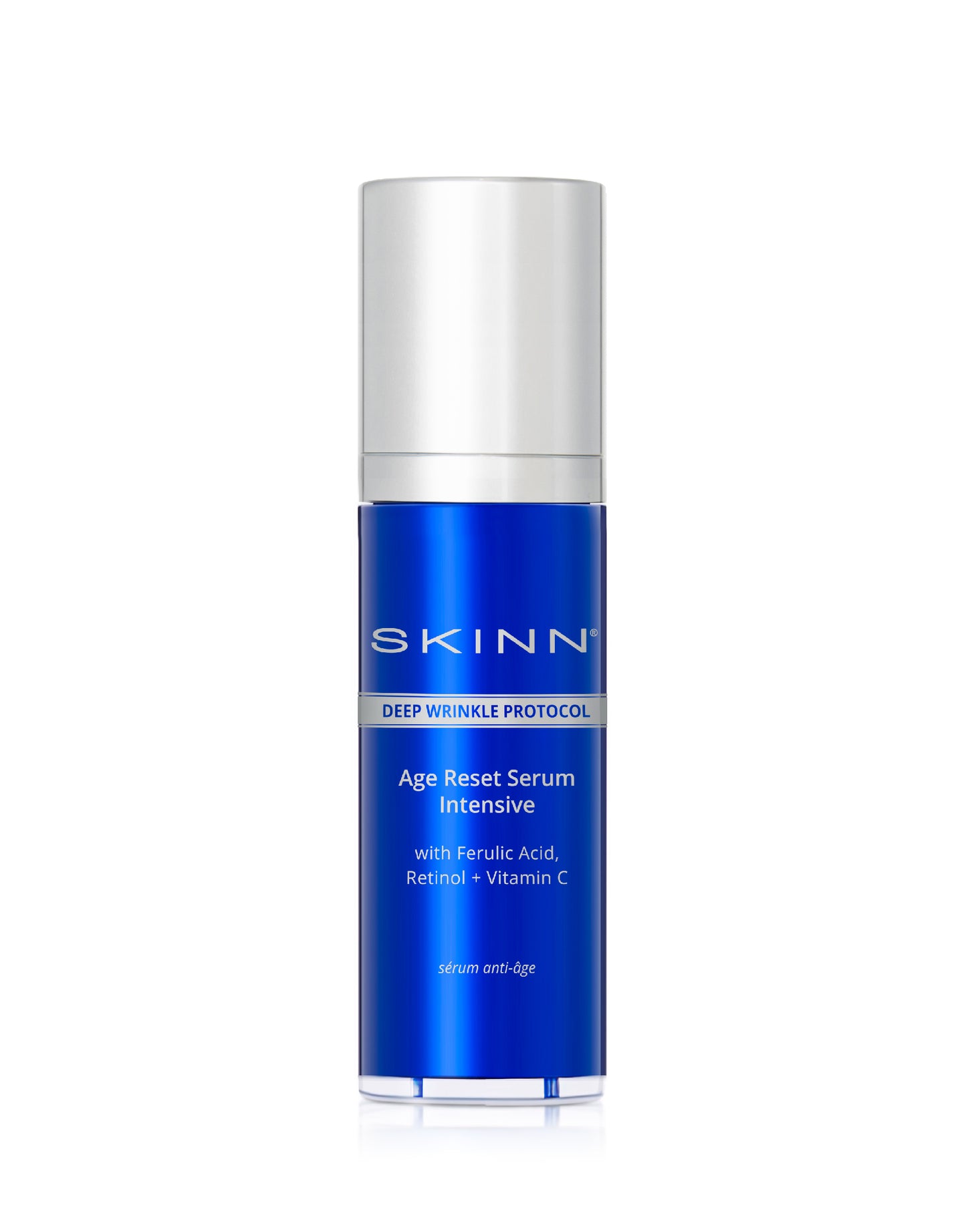 Skinn Cosmetics Age Reset Serum Intensive with Ferulic Acid Retinol & Microencapsulated Vitamin C for Anti-Aging Radiance